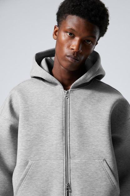 Scuba Zip Hoodie - Gris